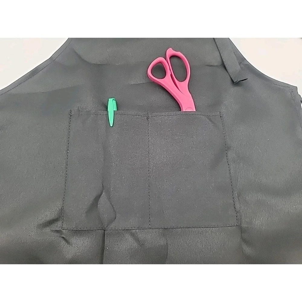 Adjustable Kids Childs Bib Apron Pockets‎ Kitchen Cooking Apron Chef Work Tool